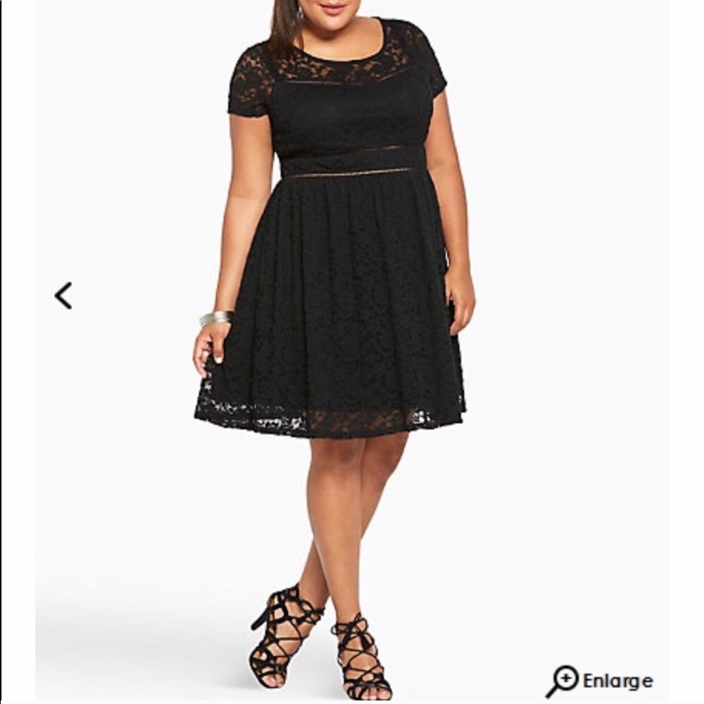 Darling lace skater dress